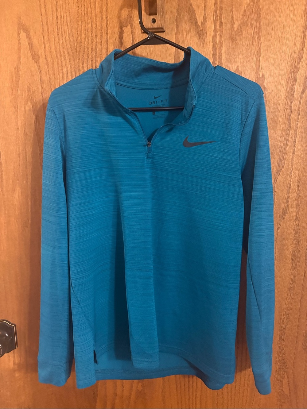 Nike Women’s Quarter-Zip Dri-FIT Pullover - Teal